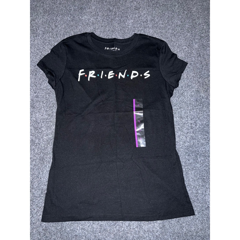 Friends The Television Series Kids XL 14-16 Black Graphic T-Shirt ST20967